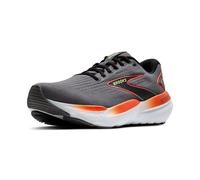 BROOKS Homme Glycerin 21 Sneaker, Gris/Rouge Mandarine/Vert, 41 EU