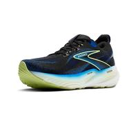 BROOKS Homme Glycerin 22 Sneaker, Black Cobalt Neo Yellow, 45.5 EU