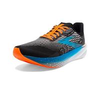Brooks Homme Hyperion Max Sneaker, Black/Grey/Orange Clown Fish, 44 EU