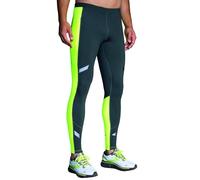 BROOKS Homme Run Visible Thermal Tight Pants, Asphalte/Vie Nocturne, 36 EU