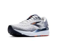 Brooks Hommes Ghost 16 Chaussure De Running sans Stabilisateurs Chaussures De Running White/Peacoat/Orange - Gris 42,5