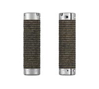Brooks Plump Leather Grips (130+130mm) -Black-New22 Guidoline Adulte Unisexe, No