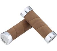 Brooks Poignées de guidon en cuir élancées pour commutateur rotatif des deux côtés Mod. 2023 brun 100 mm / 100 mm