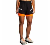 Brooks running Run Visible 4” 2In1 Short 2.0 Femme Noir XL