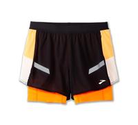 Brooks Course Visible 4" 2-en-1 Short 2.0 Femme S Noir