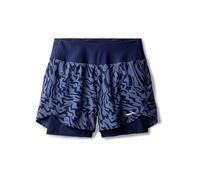 BROOKS Short de course pour femmes Chaser 5 2en1 2.0 bleu | XS