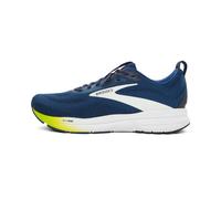 Brooks Homme Trace 4 Baskets, Navy Peacoat Acid Lime, 42.5 EU