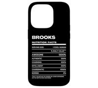 Brooks Valeur Nutritive Nom Drôle Coque pour iPhone 14 Pro