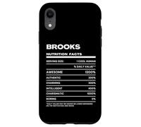 Brooks Valeur Nutritive Nom Drôle Coque pour iPhone XR