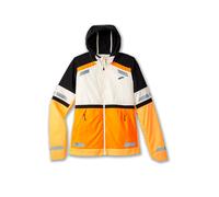 Veste De Course Pour Femmes Brooks Run Visible 2.0 221689167-ecru-fluoro-flash-black