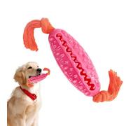 brooksnaji Balle de friandises pour chien - Balle distributrice de nourriture pour chien - Jouet à mâcher amusant pour chien avec nœud - Jouet interactif pour animaux de compagnie de petite, moyenne