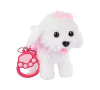 brooksnaji Chiot Robotisé - Jouet en Peluche Chien Doudou, Chien Musical avec Langue Qui Lèche | pour Garçons Filles Ados Fêtes Anniversaire Maison Voyage Chambre Séjour Jardin Intérieur