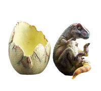 brooksnaji Dinosaur Hatching Eggs - Realistic Educational Statue Decoration | Dinosaur Egg Hatching Toy for Kid Boys Girls Preschool Kindergarten Daycare
