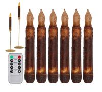 brooksnaji Fake Candles - Battery Operated Realistic with Remote and Timer