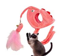 brooksnaji Jouet pour Chat monté sur la tête,Jouet pour Chat à tête,Jouets pour Chats pour Chats d'intérieur - Jouets Portables pour Chats d'intérieur, Teaser Interactive pour Chat, Jouet Teaser pour