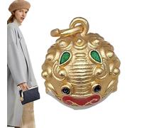 brooksnaji Lucky Amulet Charm, Feng Shui Key Chain Charm Charm Chinois en laiton, Bijoux faits à la main, décoration de bracelet de prospérité, bon pour les femmes, Modèle 01, Consulte la descripción