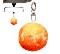 brooksnaji Ornement Du Système Solaire - 7,5 cm Pendentif Suspendu Doux et Rembourré | De Planète | Pour Sac À Main Porte-Monnaie Bijoux Portefeuille Sac À Dos Femmes Hommes Filles
