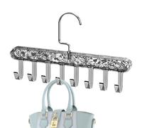 brooksnaji Porte-ceintures pour Placard,8 Crochets 360° Rotatif Économie d'Espace | Porte-cravates et Organisateur de Placard - pour Ranger Vetements T-Shirt Foulard Cravate Chapeau et Bonnet