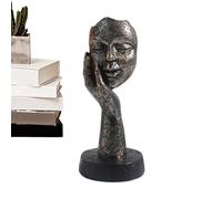 brooksnaji Sculptures abstraites Décor de Maison, Statue de pensée de l' - Décoration des Figurines de penseur en résine | Le est des œuvres d'ornement d'ornement d'ornement d'or pour la Salle