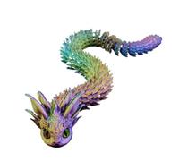 brooksnaji Snake articulé, serpent imprimé en | Joix de serpent flexibles réalistes - Animaux mobiles réalistes, Collectable Imprimé Figure Desk Pet