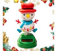 brooksnaji Solar Dancing Toys - Cute Christmas Snowman Doll Figure Statue