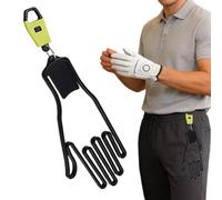 brooksnaji Support et Attache pour de Golf,avec Porte-Clés de Séchage et Support Universel - Crochet pour de Club - pour l'Entraînement en Intérieur Extérieur au Practice au Parcours Jardin et aux