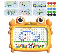 brooksnaji Tableau d'art à Pois magnétiques - Crab Dot Art Designer avec Stylo magnétique | Perles et Stylet magnétique de Dessin, Tableau d'écriture pour Le Camping en Plein air