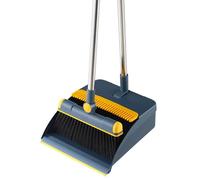 Broom and Dustpan Set - PP Pet 97x27.5cm | Floor Broom, Cleaning Tool | Long Handle Standing Sweeping Brooms with Dustpan for Kitchen, Living Room, Bedroom, Balcony, Study, Laundry, Garage