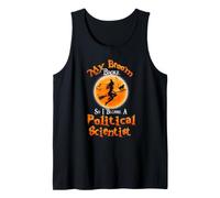 Broom Broke So I Became A Political Scientist Halloween Débardeur