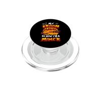 Broom Broke So Now I'm A Miner Halloween Costume PopSockets PopGrip pour MagSafe