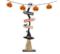 Broom Witch Halloween - Stick Dress Up, Cosplay Prop | Personnel de sorcière réaliste pour le carnaval, fête des sorcières, festival sur le thème, costume fantôme, accessoires Halloween Stage Show