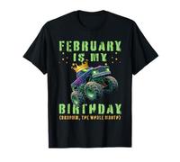 Broomm Monster Truck Anniversaire février T-Shirt