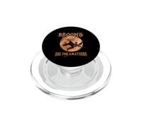 Brooms are for Amateurs Dragon Riding Witches Halloween PopSockets PopGrip pour MagSafe