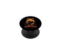 Brooms are for Amateurs Witches Ride Motorcycle Halloween PopSockets PopGrip Adhésif