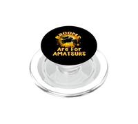 Brooms are for Amateurs Witches Ride Motorcycle Halloween PopSockets PopGrip pour MagSafe