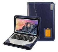 Broonel - S rie Contour - Housse de protection en cuir bleu robuste - Compatible avec l'ordinateur portable ASUS Vivobook 15 X1504ZA 15,6 pouces