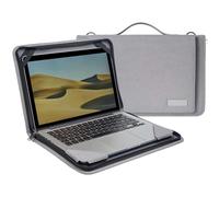 Broonel - S rie Contour - Housse de protection en cuir robuste gris - Compatible avec l'ordinateur portable Dell XPS 9315 2-en-1 13 pouces