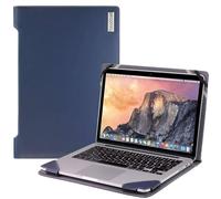 Broonel Série Profile - Etui Bleu en Cuir De pour Ordinateur Portable - Compatible avec Le HP EliteBook 640 G11 14” Notebook