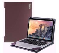 Broonel Série Profile - Etui Violet en Cuir De pour Ordinateur Portable - Compatible avec Le Dell Latitude 14 7430 14” 2-in-1 Touchscreen Ordinateur Portable