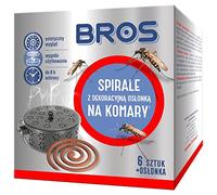 BROS Un Ensemble de 6 Spirales en Moustiques avec Une Coquille en Acier Marque
