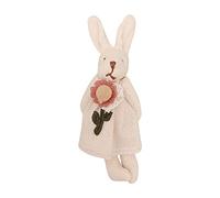 Brosche Sen Animal Rabbit Cloth Doll Brosche Vielseitige niedliche Mädchen Zubehör Cartoon Pin Japanese Sweet VerschlüSse FüR Jacken (Beige, One Size)