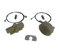 Bross Auto Parts BWR5314FBA Kit de réparation de lève-vitre avant droit 51723317 Compatible avec Fiat Grande Punto Evo 199