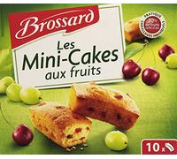 Brossard 10 Mini Gâteaux aux Fruits la Boîte de 300 g