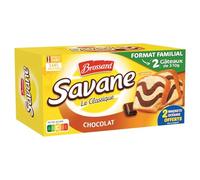BROSSARD - Cake Savane Bipack Chocolat, Moelleux Gourmand, 620g - Lot De 3
