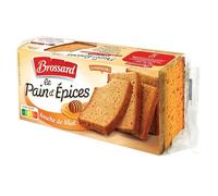BROSSARD - Pain d’Épices Gourmand au Miel, Saveur Authentique et Texture Fondante (350g) - Le Lot De 4