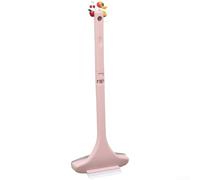 Brosse 2 en 1 pour écran de fenêtre avec grattoir à bords souples, outil de nettoyage double face pour enlever la poussière sur les écrans, canapés et tables, poignée extensible pour une grande portée