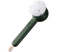 Brosse 2 en 1 pour fruits et légumes avec éplucheur, outil de nettoyage multifonction pour pommes de terre, carottes et pommes, poignée ergonomique pour une utilisation facile