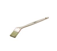 Brosse 3* coudée sur chant n°40 pour peinture phases solvantées manche bois - ROULOR - 386640