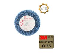 Brosse 3M scotch-brite CG-ZS diamètre 75 mm x 10