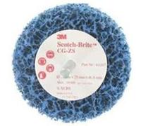 Brosse 3M scotch-brite CG-ZS diamètre 75 mm x 5 G